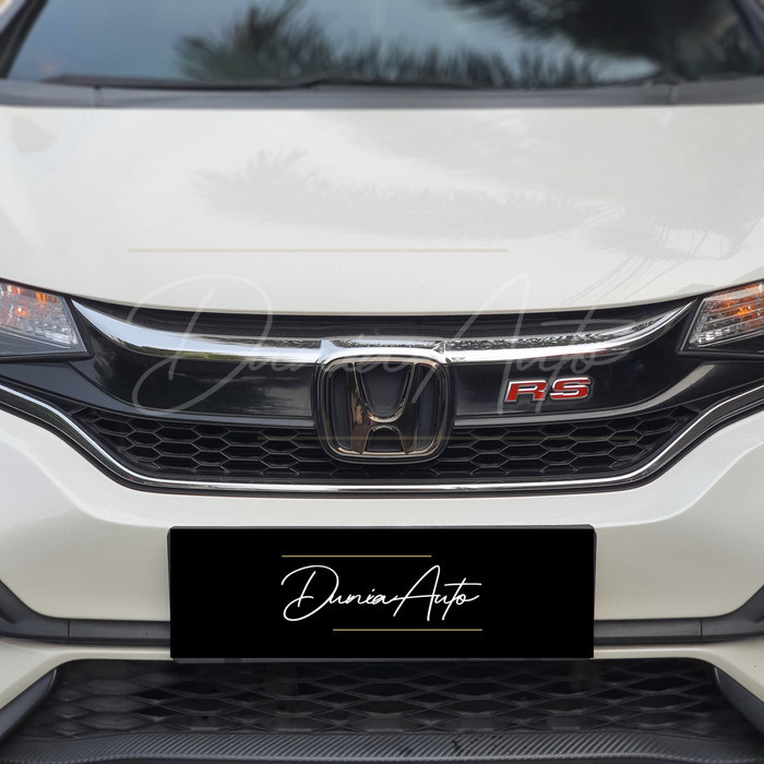 EMBLEM LOGO BLACK CHROME HONDA JAZZ RS GK5 FACELIFT DEPAN