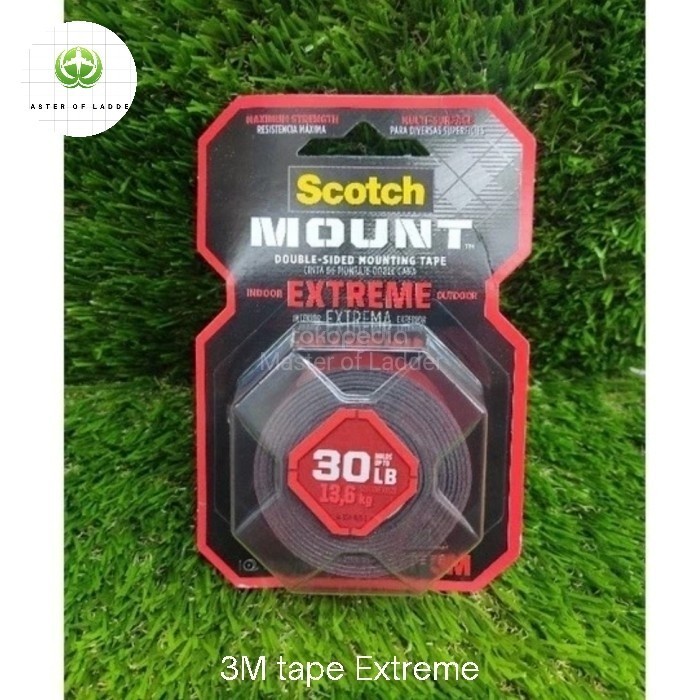 

Perekat Kuat Scotch 3M Double tape Hitam Extremely strong 13.6 kg
