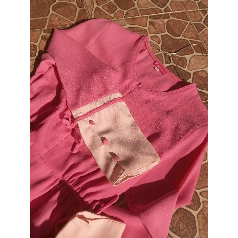 PRELOVED GAMIS / DRESS SATU SET DENGAN HIJAB BRAND SHEIKA HIJAB