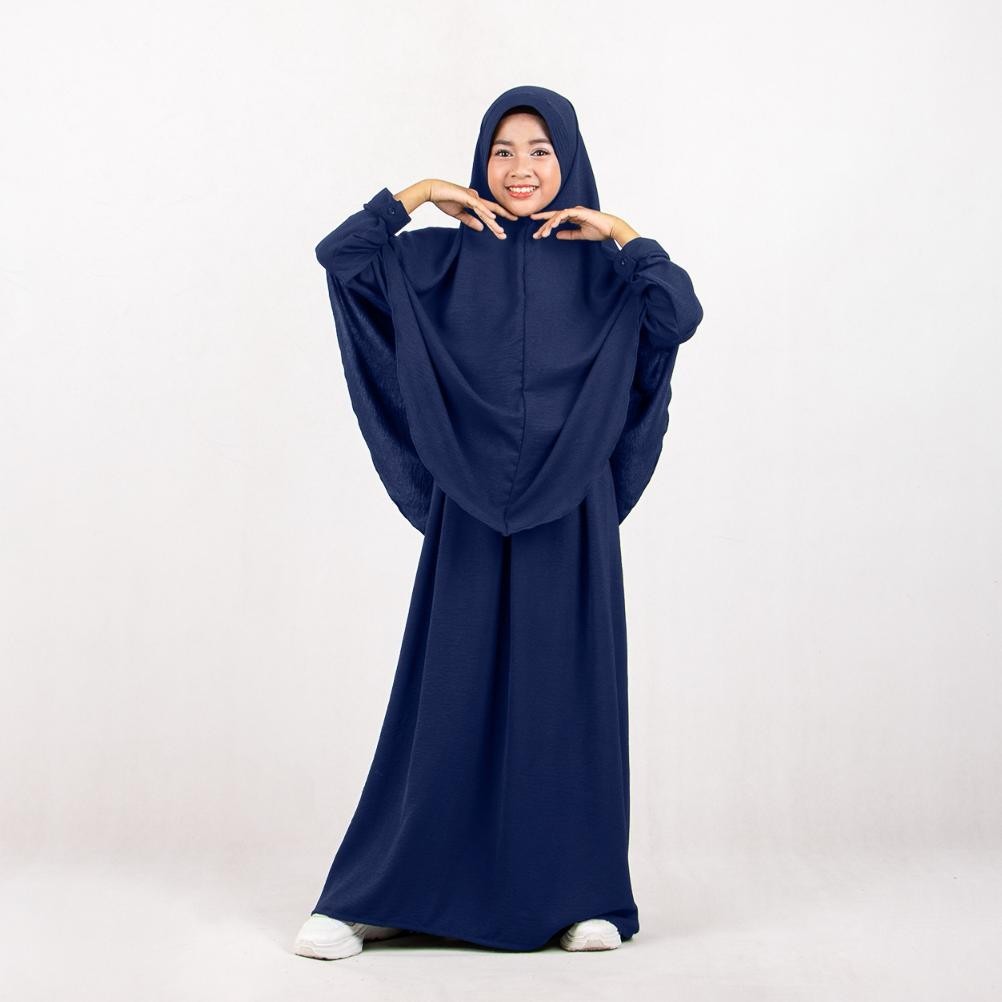 BAJUYULI | SETELAN GAMIS ANAK | GAMIS ANAK PEREMPUAN | GAMIS ANAK SET JILBAB MANASIK | GAMIS ANAK CA