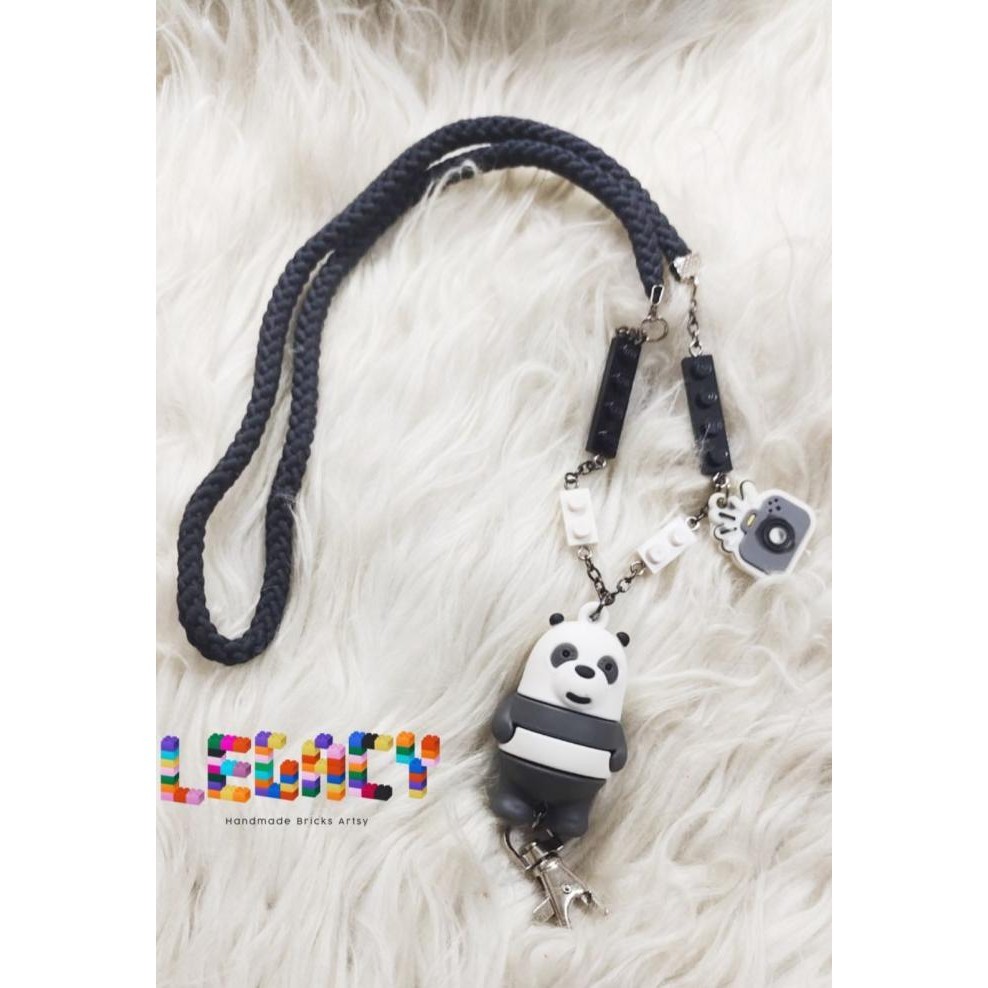 

Lanyard Lego Original Panda We Are Bears Kualitas Premium