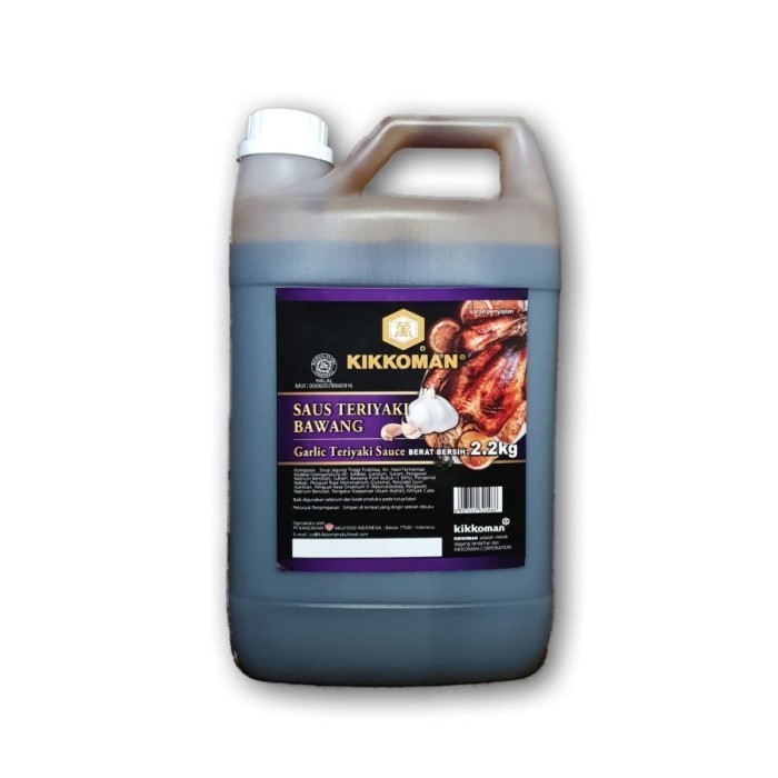 

SAUS KIKKOMAN GARLIC TERIYAKI BAWANG SAUCE 2L JERIGEN HALAL