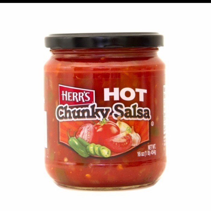 

herrs hot sauce Chunky salsa 454gr saus dipping