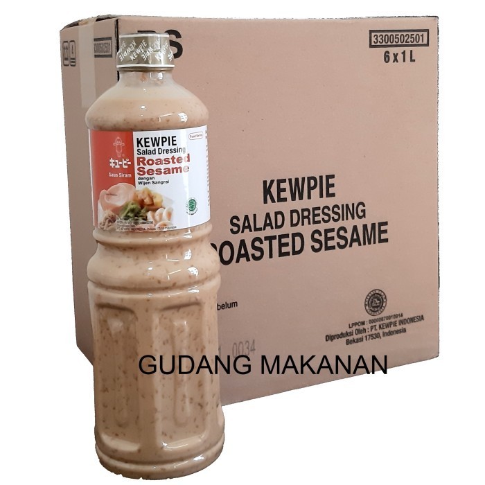 

KEWPIE SALAD DRESSING ROASTED SESAME/WIJEN SANGRAI KARTONAN