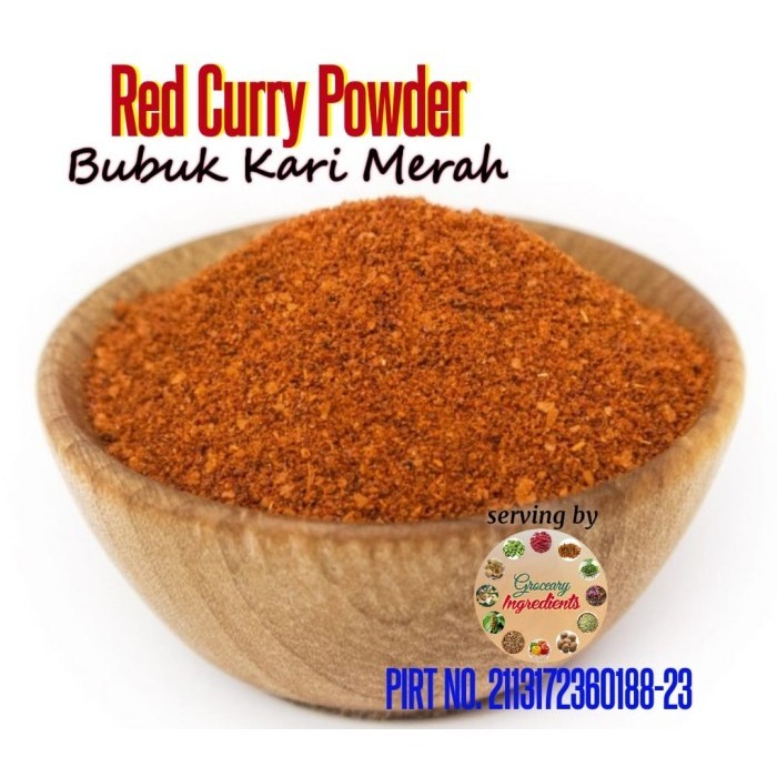 

Red Curry Powder 1kg / Bubuk Kari Merah Halal 1kg