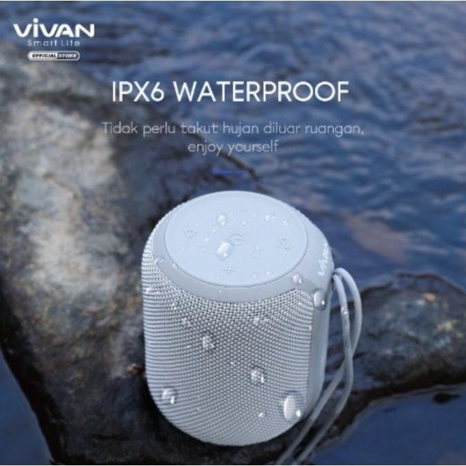 VIVAN Speaker Bluetooth VS12 Sound Quality IPX6 Speaker Travel VS-12