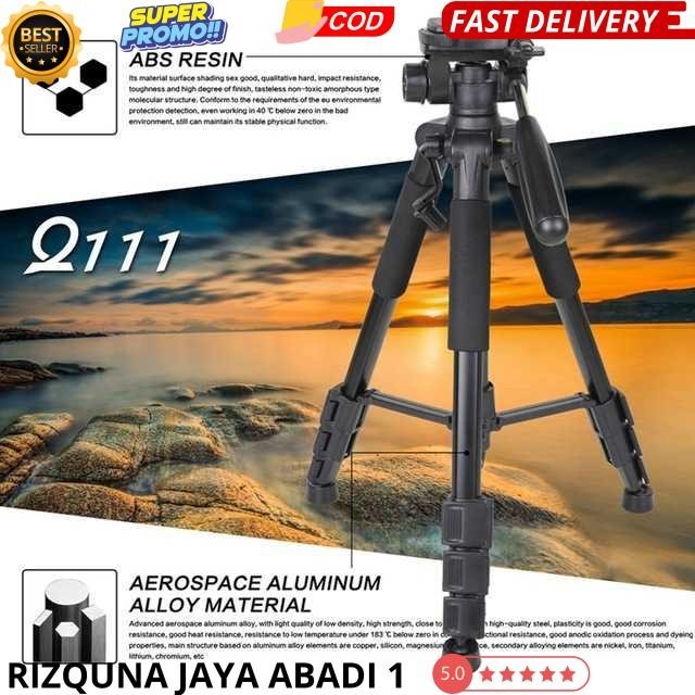 ZOMEI Tripod Kamera Pan Head 360 Panoramic 1.4M - Q111