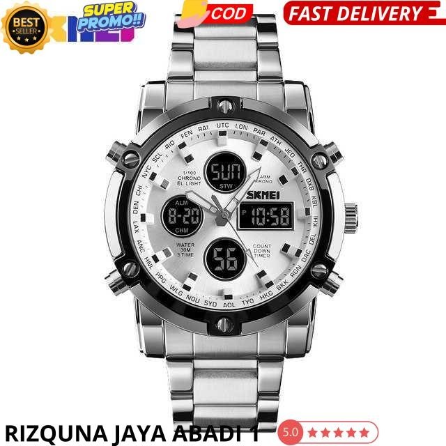 SKMEI Jam Tangan Kasual Digital Analog Pria - 1389