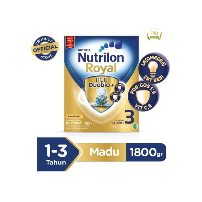 

Nutrilon Royal Acti Duobio 3 Rasa Madu 1800 Gr/Harga Termurah