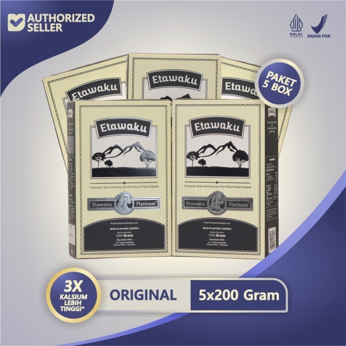 

Etawaku Platinum: Perawatan Tulang Dan Pernapasan Terbaik Isi 5 Box