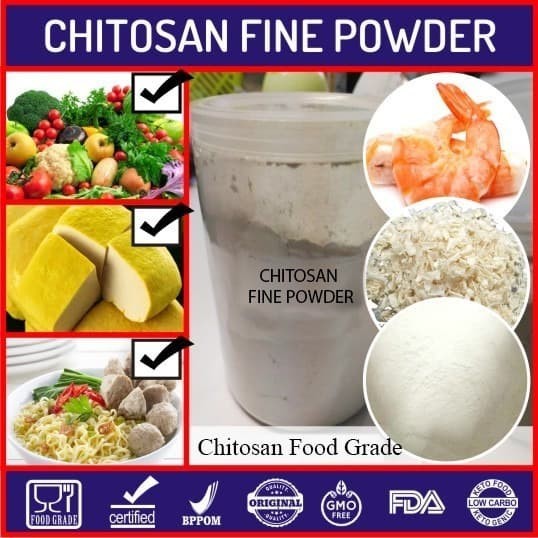 

HARGA DISKON Chitosan / Chitin Powder Fine / Food Grade