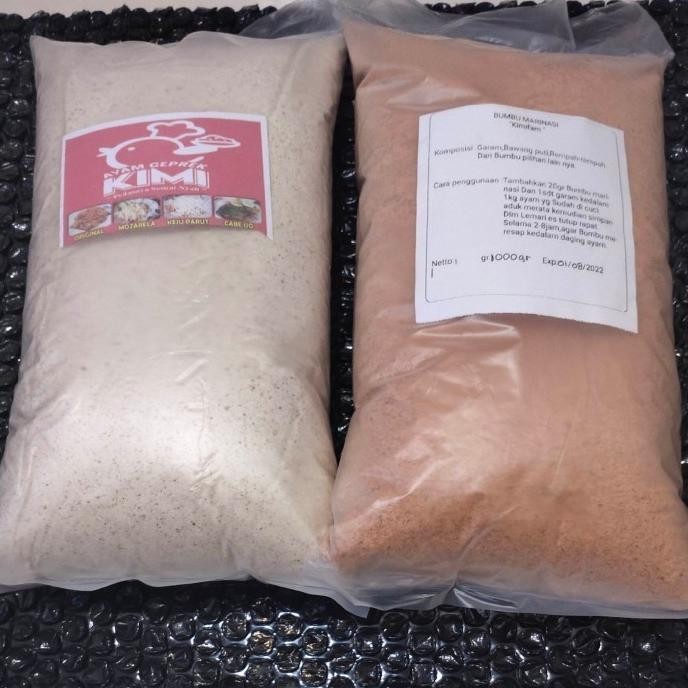

SALE BEST PAKET TEPUNG BIANG FRIED CHICKEN 1KG TEPUNG BIANG +1KG BUMBU