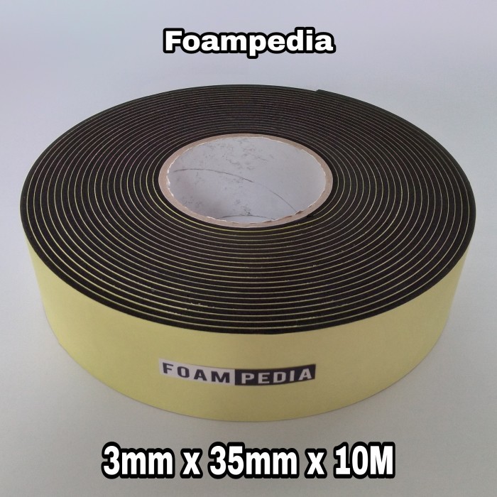 

Single Foam Tape 3mm x 35mm x 10M BRG BARU