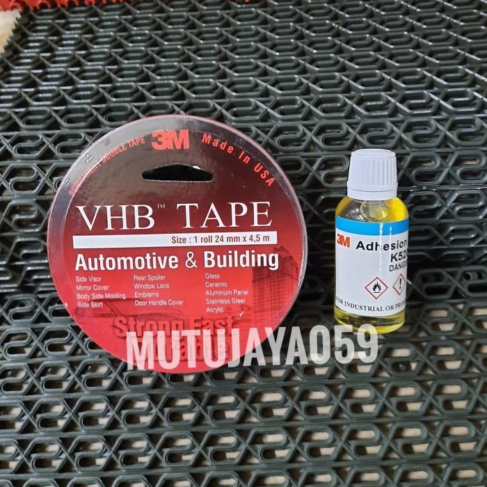

double tape 3M vhb 24mm + Perekat lem K520 DISKON
