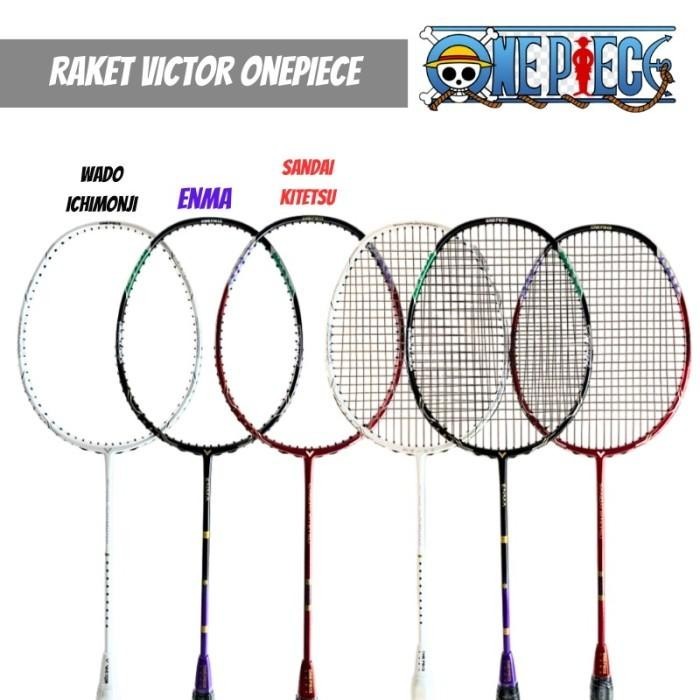 RAKET BADMINTON VICTOR ONE PIECE ZORO SANDAI KITETSU ENMA WADO ICHIMON