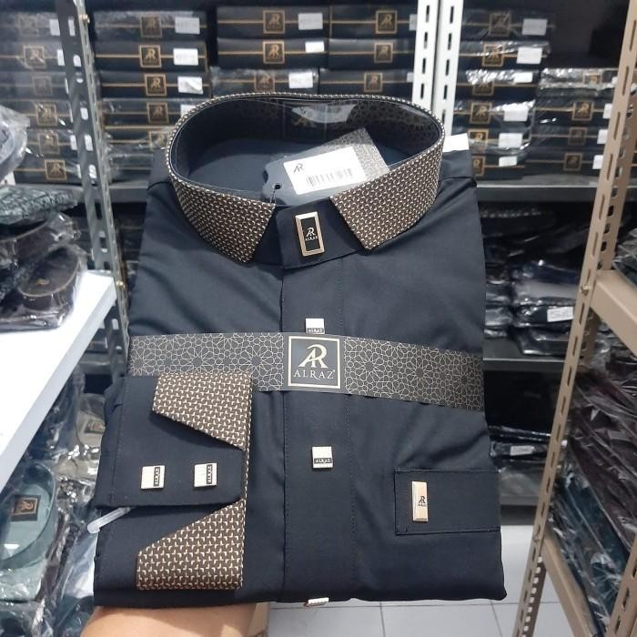 Jubah/ Gamis Pria Katun Premium Lengan Manset + Jubah Al Raz Abrisam