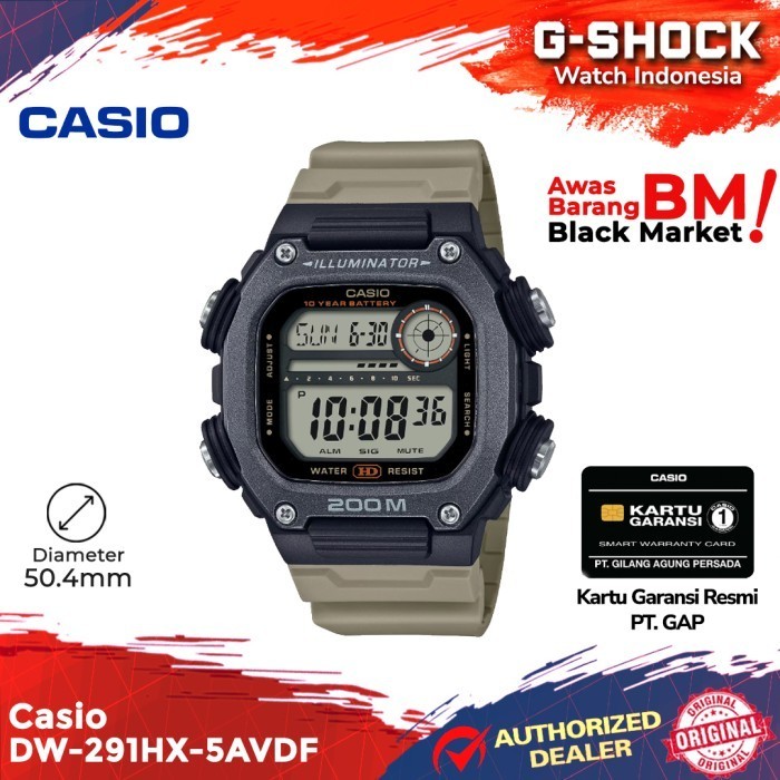 Casio General Dw-291Hx-5Avdf Dw-291Hx Dw-291 Dw291Hx Dw 291Hx