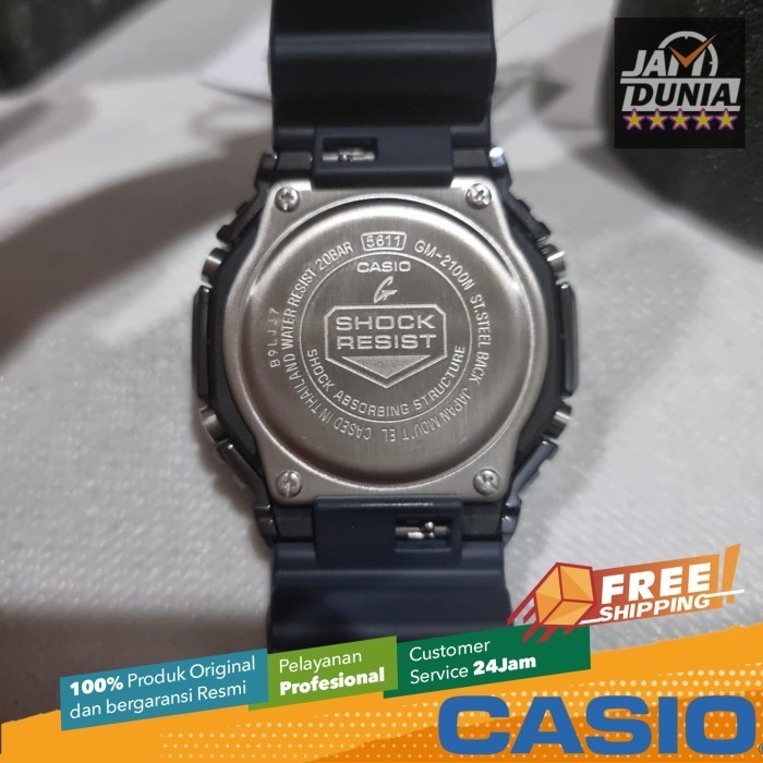 Casio Original G-Shock Gm-2100N-2A Gm 2100N 2A 2100 N Gm2100 Pria La