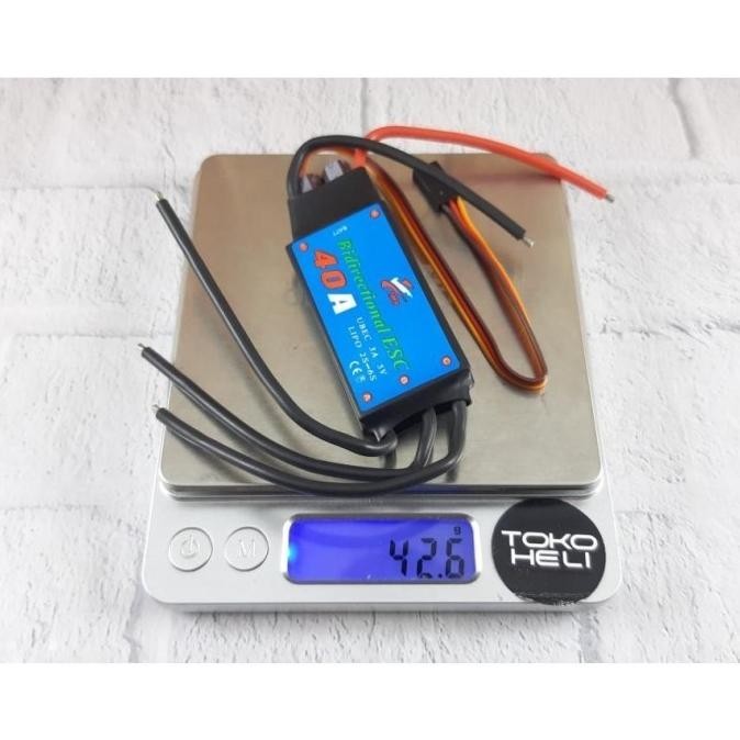 ZMR Bidirectional 40A 2-6s UBEC 3A 5V Brushless Speed Controller ESC