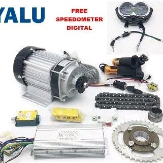 motor listrik BLDC 1000W 48V dinamo 1KW beban 800kg atv gokart mini jeep