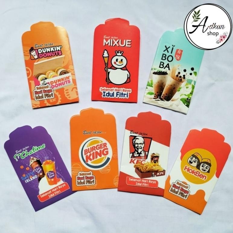 

Terlaris 10 Pcs Amplop Lebaran Brand Viral Terbaru 2024/ Amplop Lebaran Jajan Snack Sultan Murah Jaminan Original