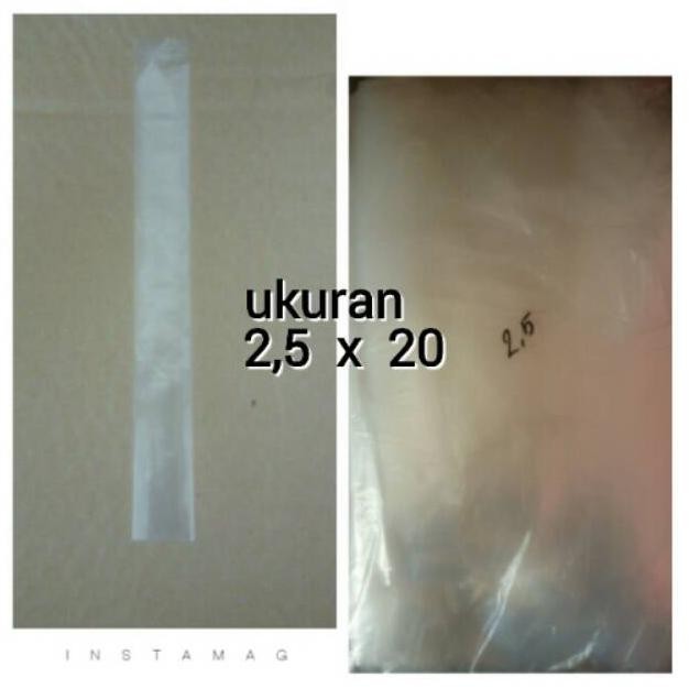 

Termurah Plastik Es Uk 2,5 X 20 ( Qty 1 Kg ) Big Sale