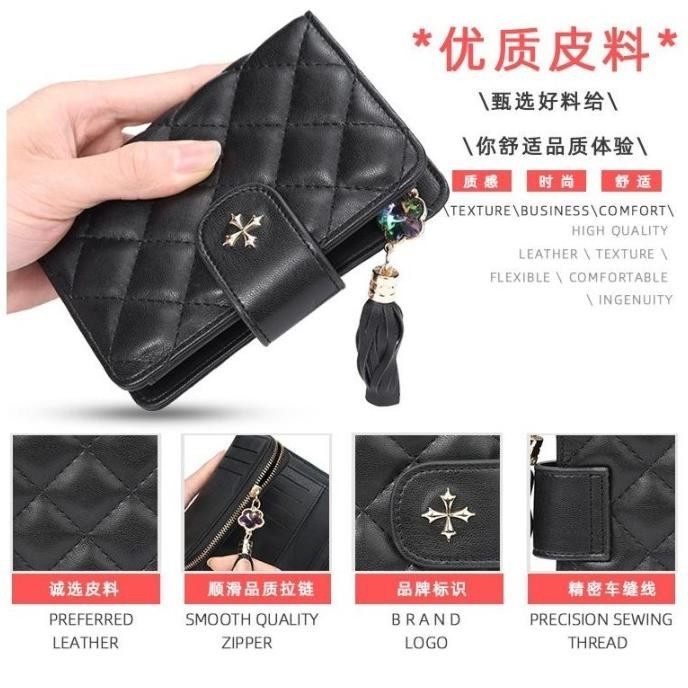 Terkini Dompet Wanita Baellerry Original Hitam Kulit Lipat Kecil Murah Athifasadya