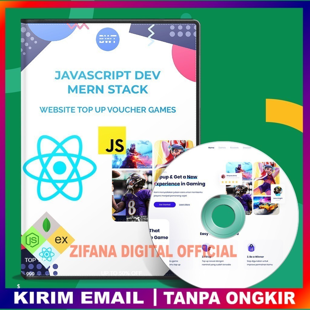 Ecourse Javascript Mern Bwt Website Top Up Voucher Games