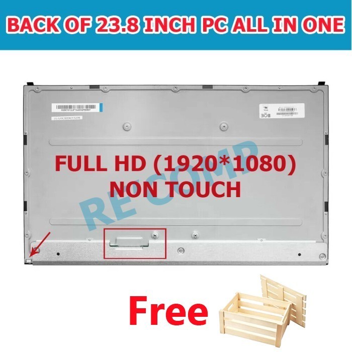 (REKO) LAYAR LED LCD ALL IN ONE PC Lenovo AIO A340 A340-24ICB A340-24ICK 23.8