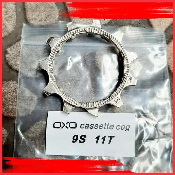 (bk rod) cog sprocket cassette oxo 9speed 11t