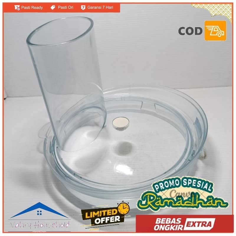 TUTUP TABUNG WADAH MIKA Philips Food Processor HR7640 HR 7640 ORIGINAL - PACKING BUBBLE