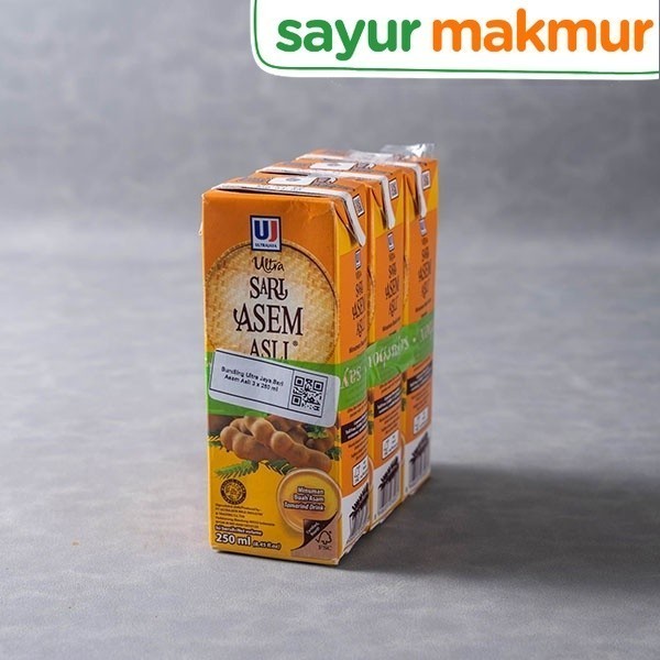 

Bundling - 3 x Ultra Jaya Sari Asem Asli 250 ml Sayurmakmur