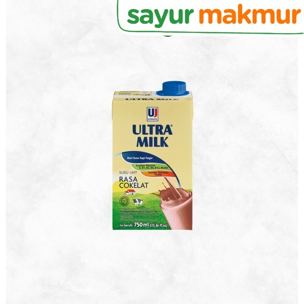 

Ultra Milk UHT Cokelat 750 ml Sayurmakmur