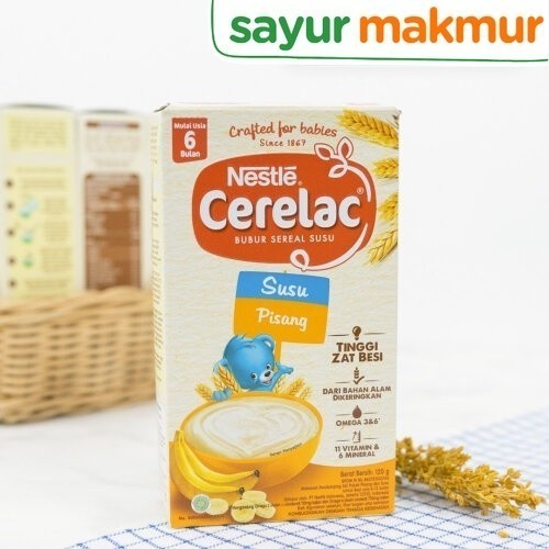 CERELAC Bubur SUSU Pisang 120 gram Sayurmakmur