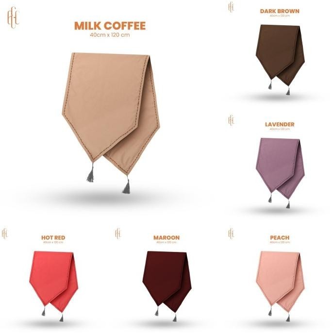 Taplak Meja Makan/Kerja/Ruang Tamu Besar Kain Katun Korea Termurah