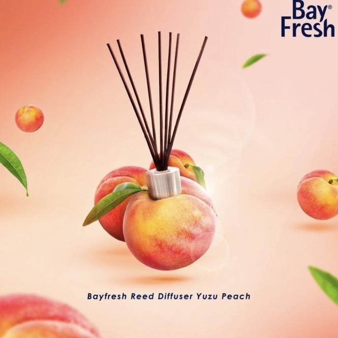 Bayfresh Reed Diffuser Refill Pengharum Ruangan Yuzu Peach