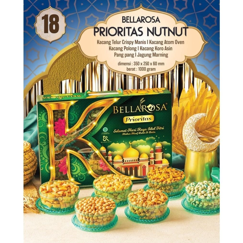 

CR - PAKET KUE LEBARAN MURAH PRIORITAS NUT NUT HAMPERS LEBARAN BELLAROSA KACANG TERLARIS