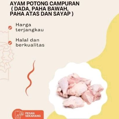 

Ayam Potong Campuran 1kg