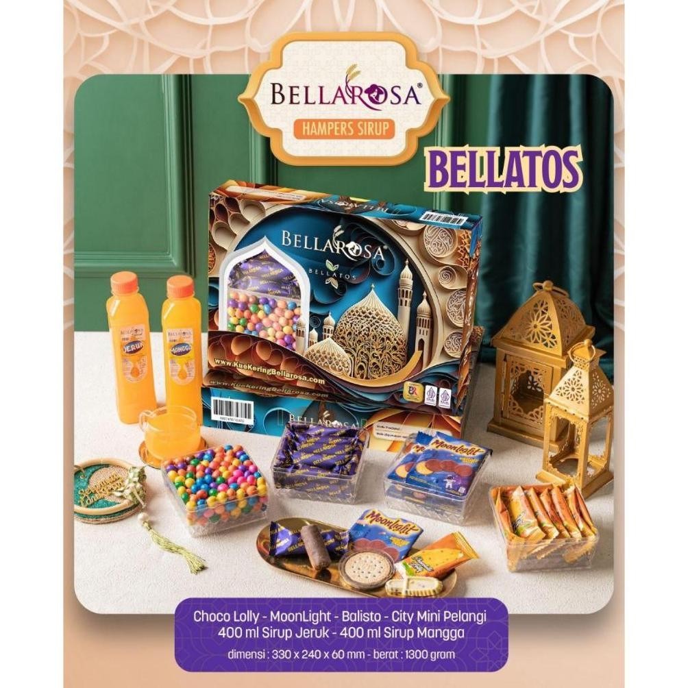 

CR - Paket Lebaran BELLAROSA BELLATOS SYRUP -parcel lebaran- hampers lebaran- TERLARIS