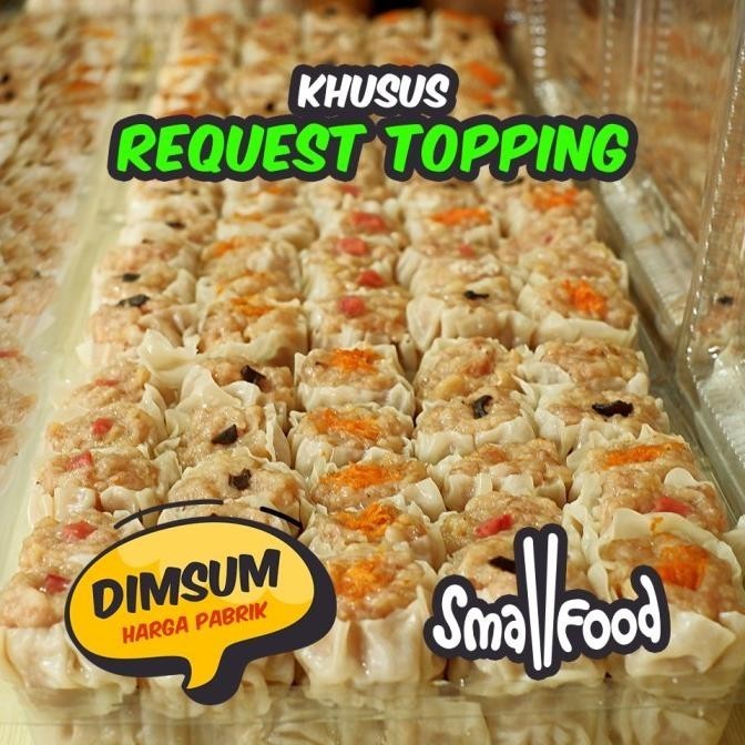 

Uinn - 50 Pcs - Khusus Request Topping - Dimsum Siomay Frozen Food Halal