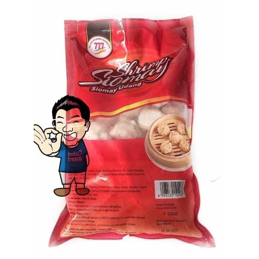 

Uinn - 777 Shrimp Siomay- Siomay Udang 900G- Frozen Food Original