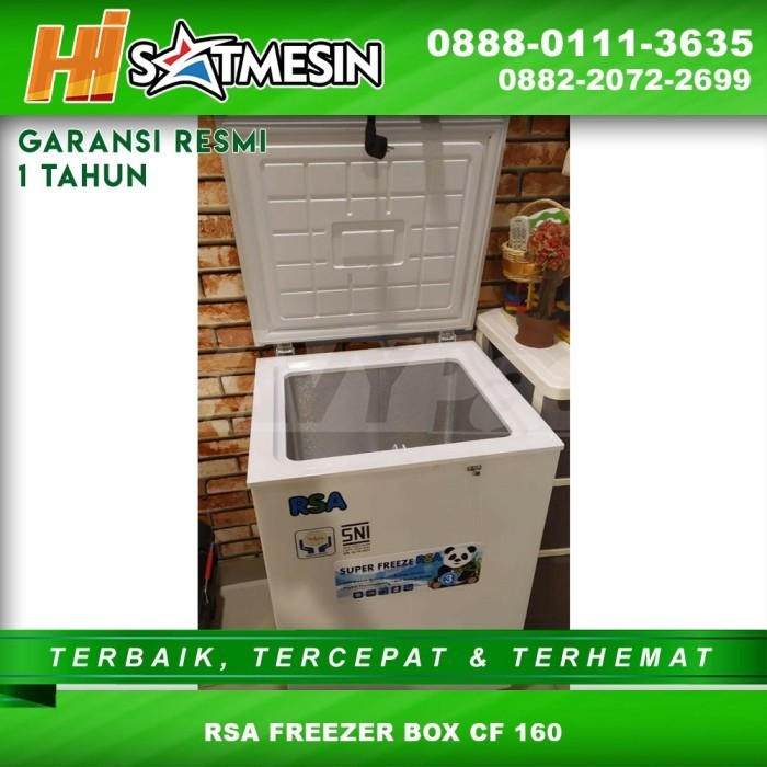 Uinn - Chest Freezer Rsa Cf-160 / Chiller Box / Lemari Pembeku Frozen Food