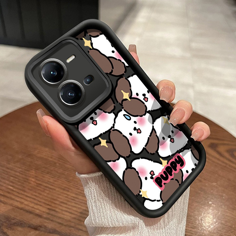 Casing Hp VIVO V25 5G VIVO V25E VIVO X80 Lite 5G Case Casing lunak silikon Anti Drop HP ponsel kartu