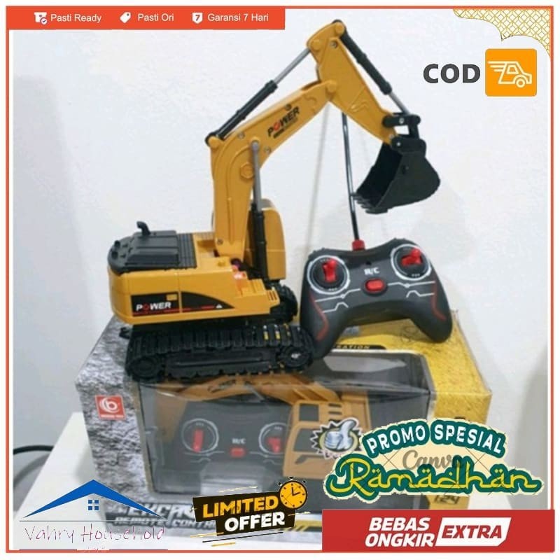 

Mainan Mobil Remote Control RC Excavator Edukasi Truck Belko 360 Remot