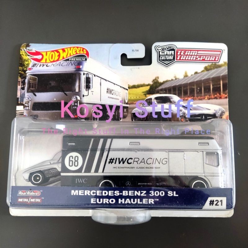 Hot Wheels Mercedes Benz 300 SL Euro Hauler