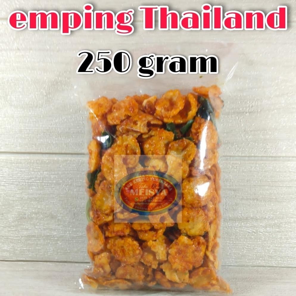 

POI Keripik Kripik Emping Thailand Pedas Manis Ada Daun Jeruk Nya 250 Gr TERLARIS
