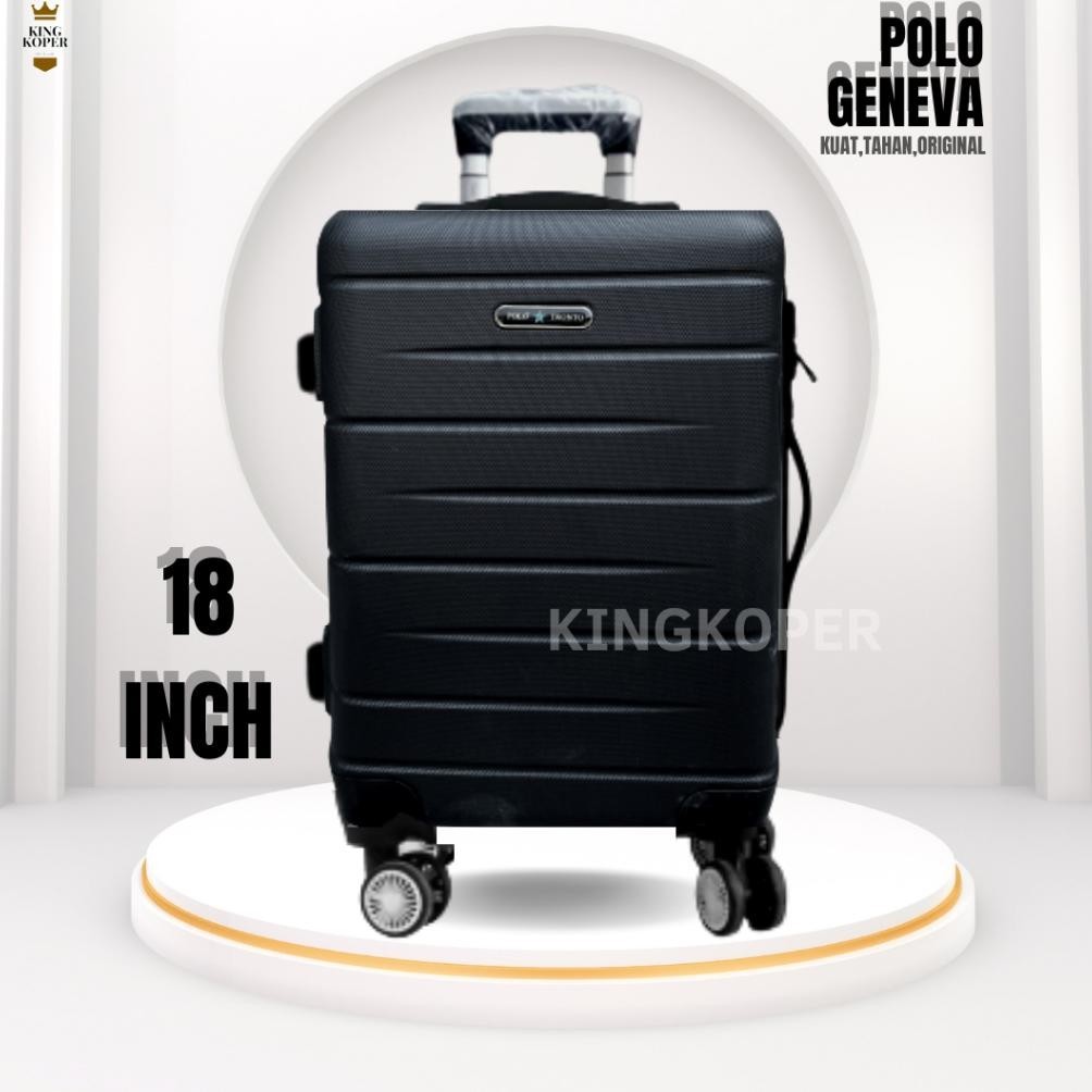 Ctry Koper 18 inch Polo 032 ukuran cabin - kabin - koper fiber - koper import - koper murah TERLARIS