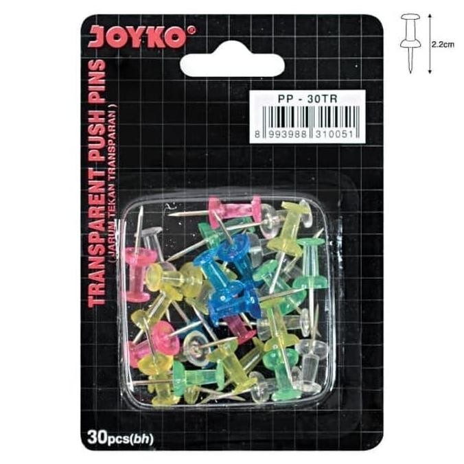 

Push Pin Joyko Transparan PP-30TR ilmi__77