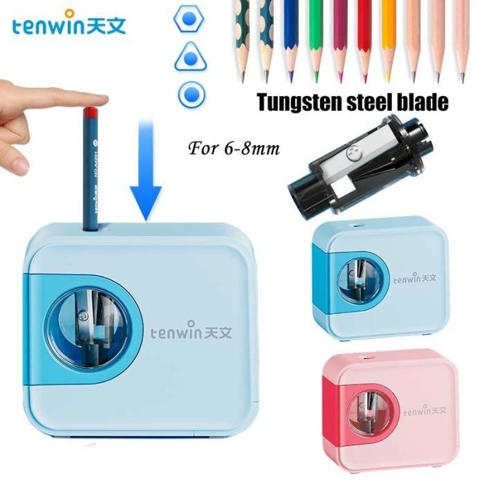 

Tenwin S8316 Mini Automatic Pencil Sharpener / Rautan Pensil Otomatis