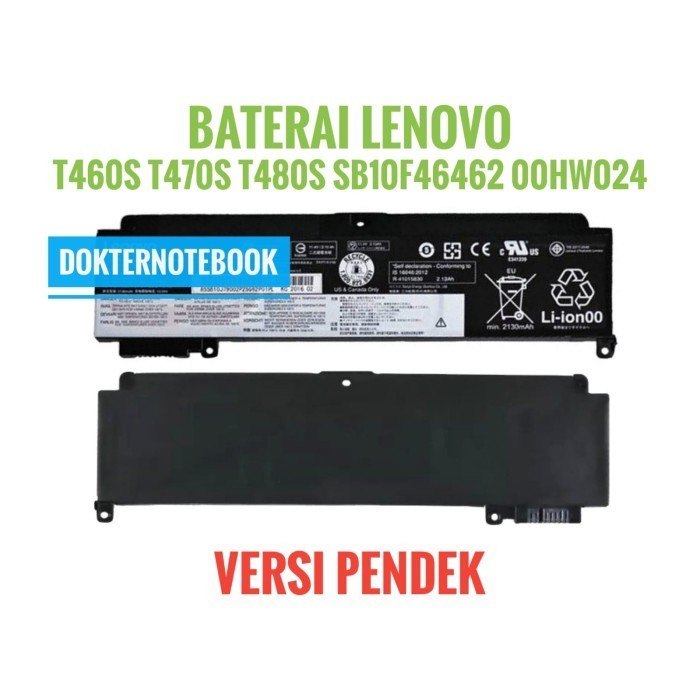 BATERAI THINKPAD BATTERY COMPATIBLE T460S T470S